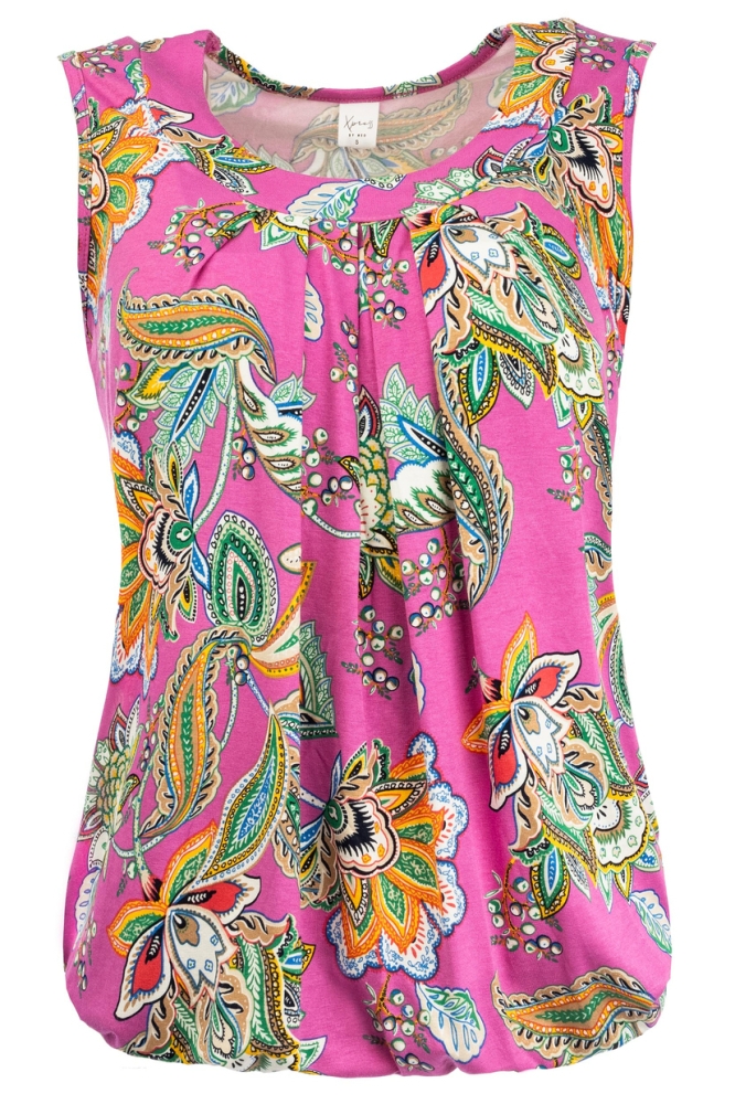 DAFNE SL PINK FLOWER PAISLEY TRICOT 25S4 X1746 02 401 pink